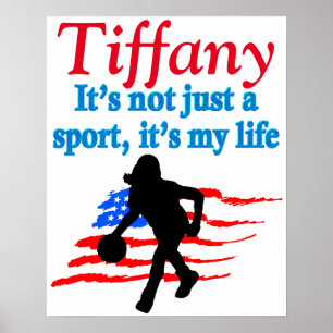 GAROTAS AMERICANAS BASKETBALL PERSONALIZADA POSTER