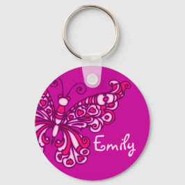 Garotas borboletas chaveiro