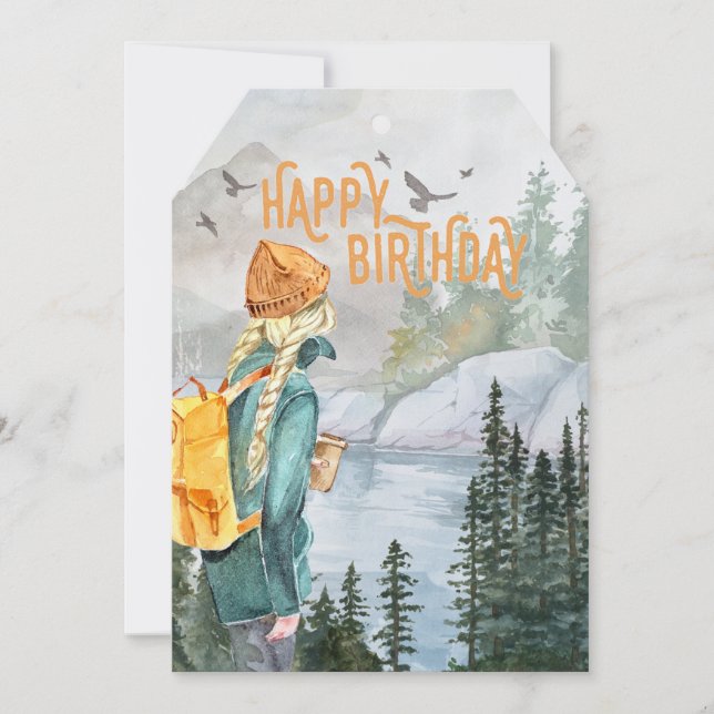 Garotas da rua aventuram cartão de aniversário (Frente)