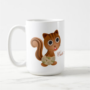 Garotas de esquilo giro giro café caneca