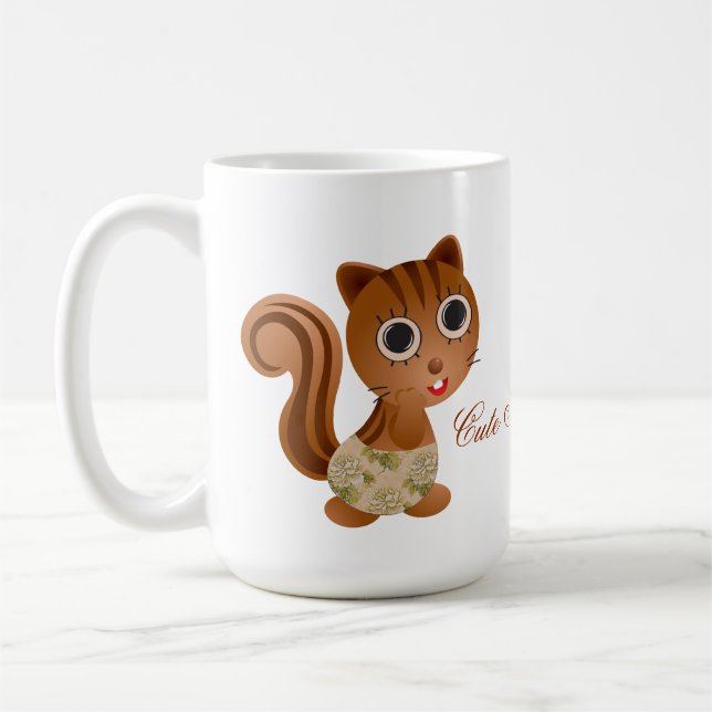 Garotas de esquilo giro giro café caneca (Esquerda)