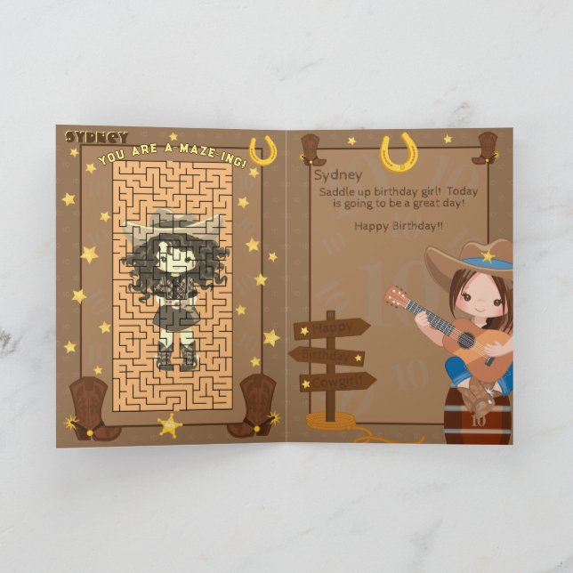 Garotas Divertidas Você É Um Cartão De Aniversário (Interior)