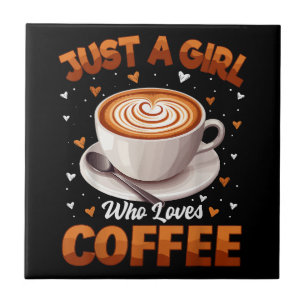 Garotas Do Café Apenas Uma Menina Que Ama Café