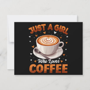 Garotas Do Café Apenas Uma Menina Que Ama Café