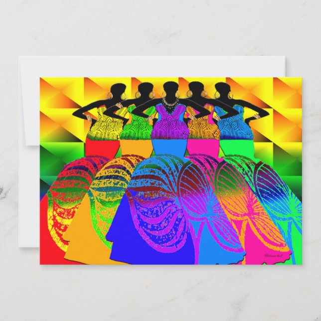 Garotas do Sonho de Estilo Africano (Frente)