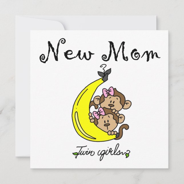 Garotas Gêmeas Novos Presentes Mãe (Frente)