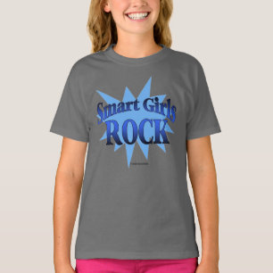 Garotas inteligentes Rock - camisa azul