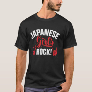Garotas japonesas balançam camisa de manga longa j