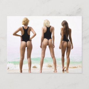 Garotas Quentes de Verão Biquíni cartão postal de 