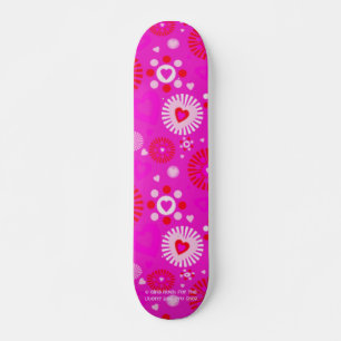 GAROTAS ROCK PRO SKATEBOARD - ROSA QUENTE FUSHIA -