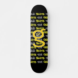 Garotas Skates Também! - Painéis negros -(ouro e c
