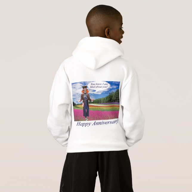 garotinho. Feliz Aniversário. panda/madhatter (Parte Traseira Completa)