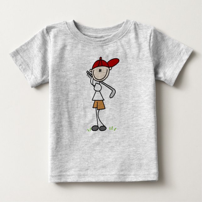 Garoto Balançando Sua Camisa Do Clube De Golfe (Frente)