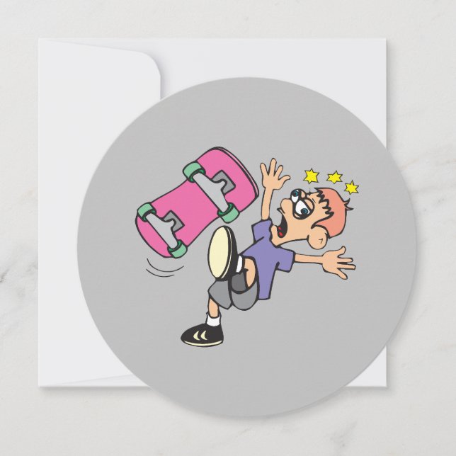 Garoto bate no skate (Frente)