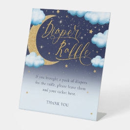 Garoto Chá de fraldas sobre a Fralda da Lua Raffle