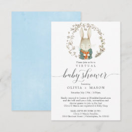 Garoto de Convite Virtual para Chás de fraldas do 