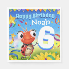 Garoto de guardanapo de papel de Festa de aniversá