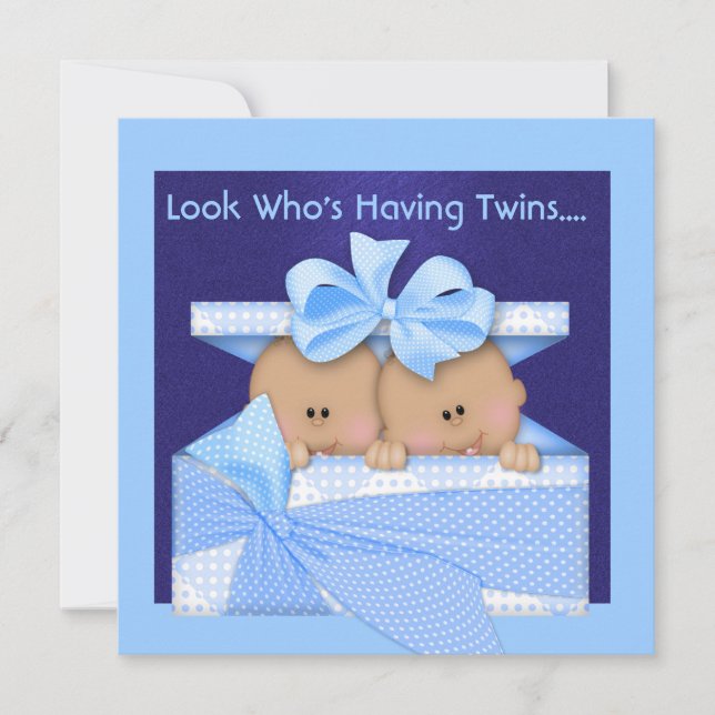 GAROTO GANHA CHÁ DE FRALDAS AMERICANO CONVITE (Frente)