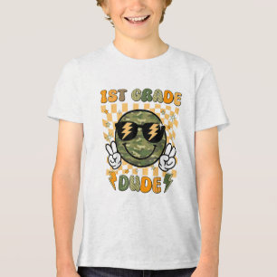 Garotos Da Classe 1rua Retro Camo Smile Face