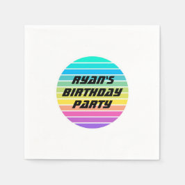 garotos de ficção científica guardanapo de papel a