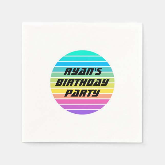 garotos de ficção científica guardanapo de papel a (Frente)