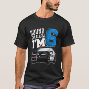 Garotos Policiais Camisas De Carro Para Meninos, 6