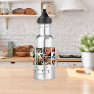 Garrafa 18 Colagem de Fotos Lembrança de Amor de Família F