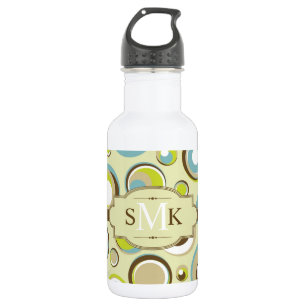 Garrafa 1970 Padrão do Círculo Retroativo 32. oz.