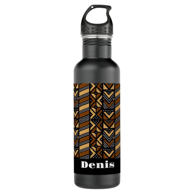 Garrafa #1 Gepersonaliseerde African print Waterfles (Frente)
