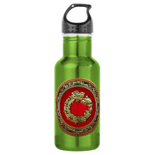 Garrafa [200] Deus Serpente Quetzalcoatl [Dourado]
