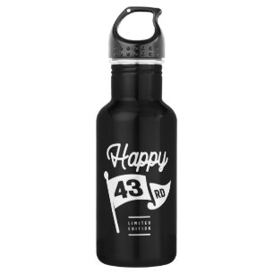 Garrafa 43 anos - 43° presente de aniversário engraçado