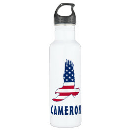 Garrafa 4 de julho Nome USA Flag American Eagle America