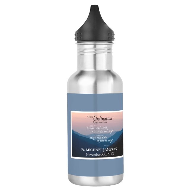 Garrafa 50.º Aniversário dos Parabéns de Ordenação (Esquerda)