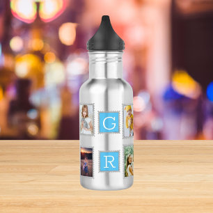 Garrafa 6 Seis Colagem de Fotos Família Amor Bebê Fofo Vov