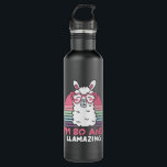 Garrafa 80th Birthday Llamazing Llama 80 Year Old Birthday<br><div class="desc">Retro Vintage Style Birthday Gift Design Perfect To Pair With Shorts,  Leggings Or Jeans For A Casual Yet Trendy Look. Humorous Funny Humor Birthday Gift Outfit For Family Member,  Loved One Or Yourself. Matches Loads Of Clothes. GET YOURS TODAY!</div>
