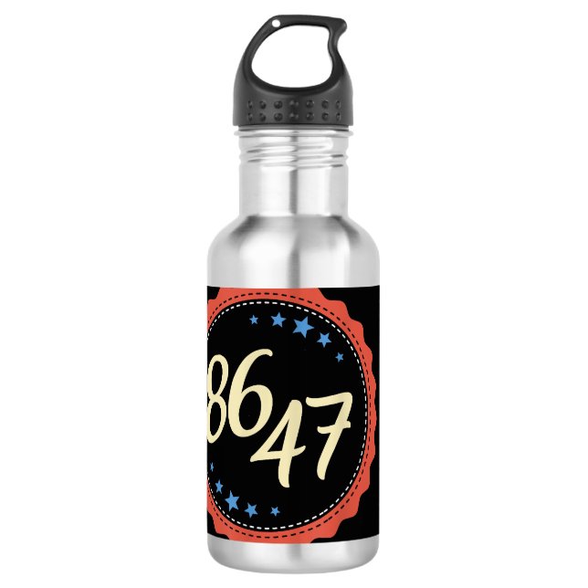 Garrafa 86 47 Anti Trump Engraçado (Frente)