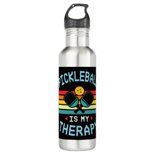 Garrafa 90A Pickleball é a minha terapia. Engraçado Pickle