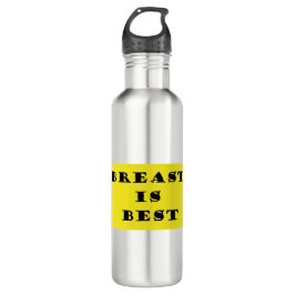 Garrafa A amamentação é a melhor