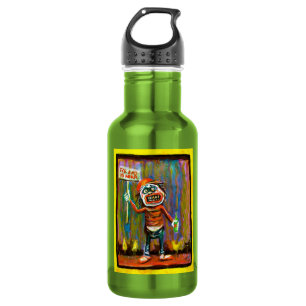 Garrafa A extremidade está próximo