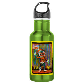 Garrafa A extremidade está próximo