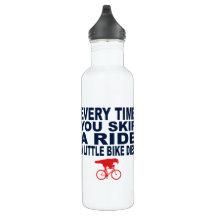 A faixa clara engraçada um passeio uma bicicleta