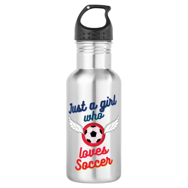 Garrafa A garota que ama futebol (Frente)