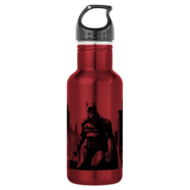 Garrafa A Ilustração do Livro de BD Batman (Frente)