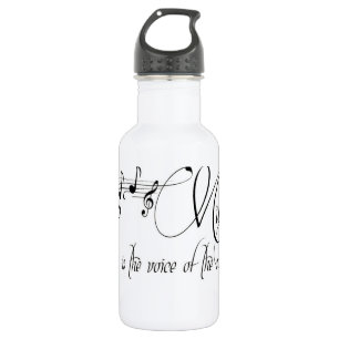 Garrafa A música é a voz da alma