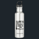 Garrafa A vida de colaborador do Chiropractor é melhor qua<br><div class="desc">A vida de colaborador do Chiropractor é melhor quando se faz uma caneca de café alinhada. Perfeito para um quiroprático ou colega de trabalho. Adicionar um nome para personalizar</div>