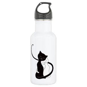 Garrafa Abraçando gatos do amor