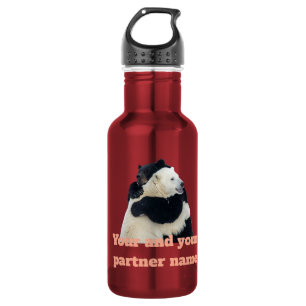 Garrafa Abraço de Urso Amor (Personalizável)