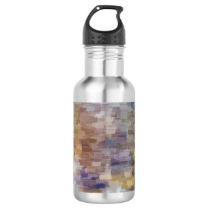 Garrafa Abstrato de tijolo Inverno Queda Água de Aço Inoxi