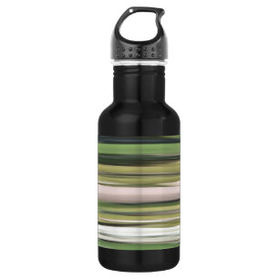 Garrafa Abstrato nº 2: borrão verde-oliva