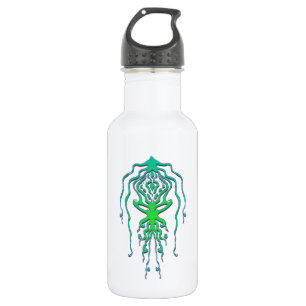 Garrafa Abstrato Octopus - Design de Tatuagem de Lula Trib
